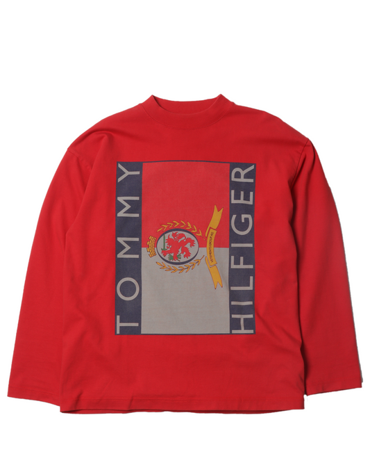 Tommy Hilfiger Oversized Long-Sleeve T-Shirt