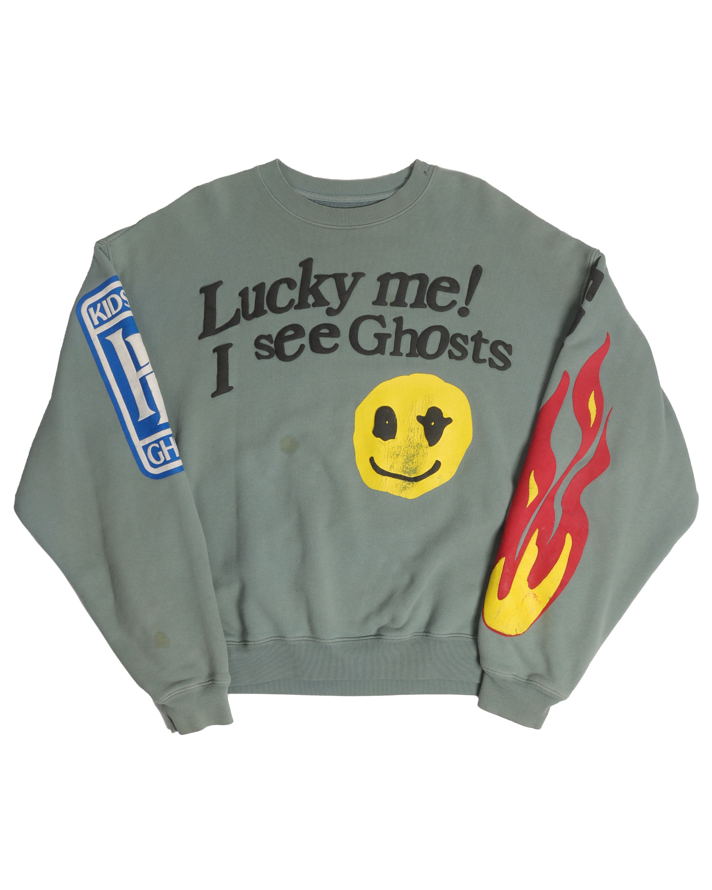 Kids see ghosts lucky me crewneck Clearance