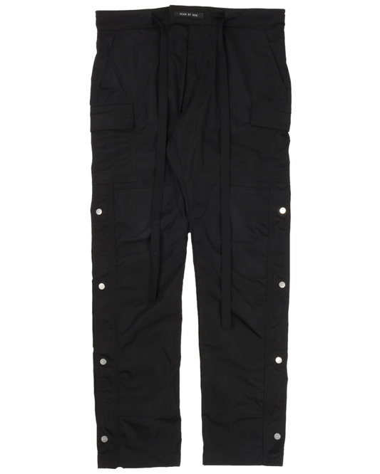 Nylon Snap Cargo Pants