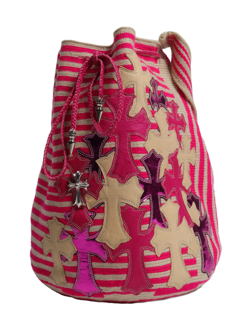 Guanabana Cross Patch Bucket Bag