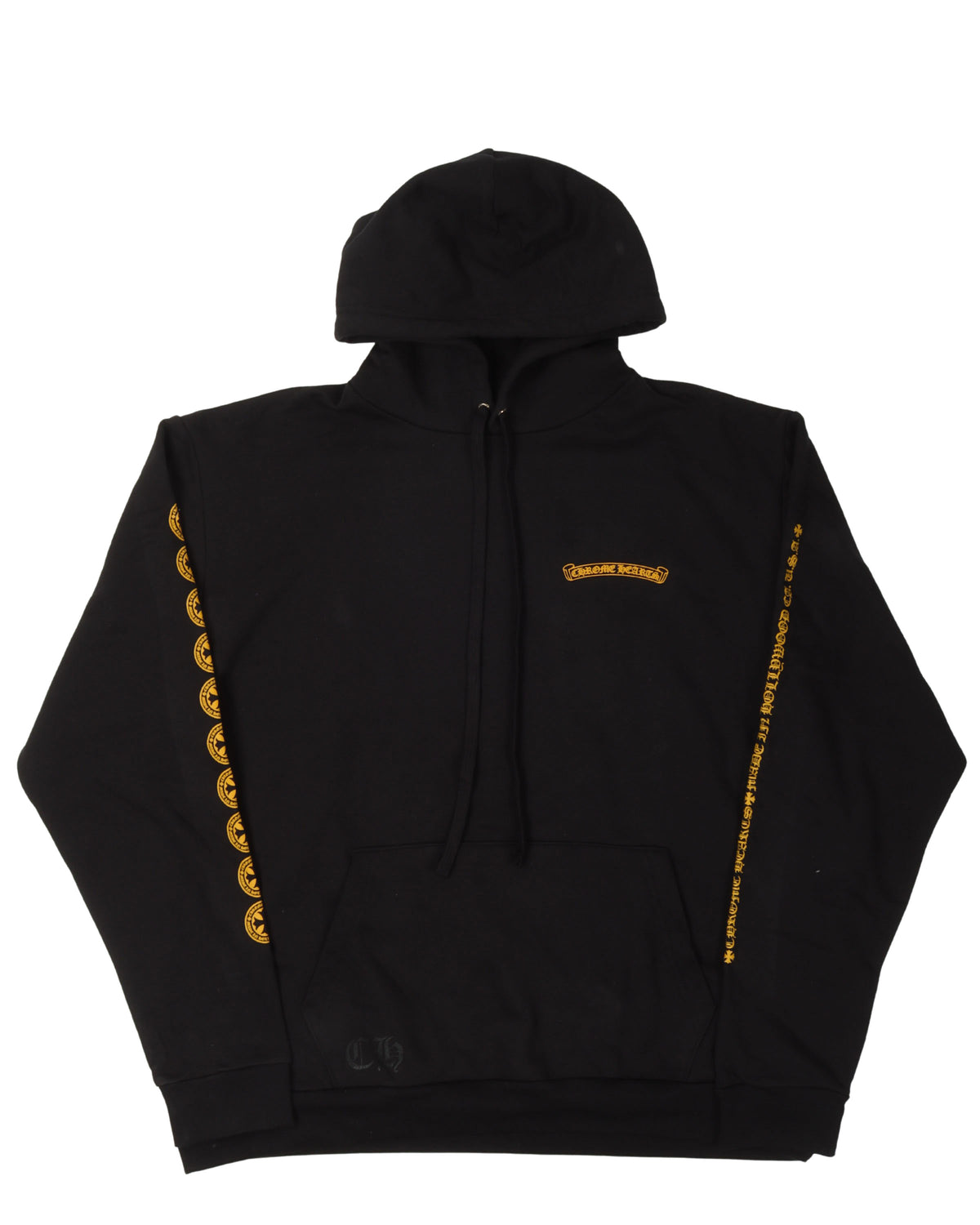 Gold Scroll Logo Hoodie