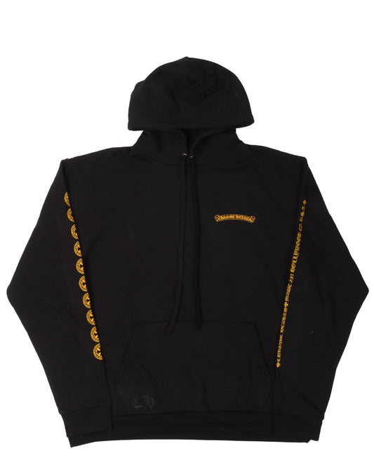 Gold Scroll Logo Hoodie
