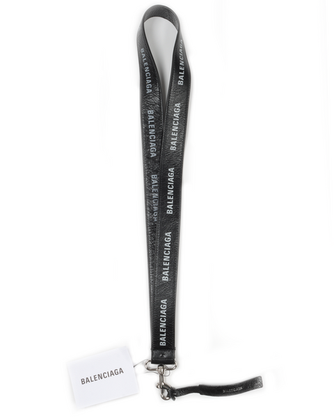 Balenciaga Leather Lanyard Keychain – Justin Reed