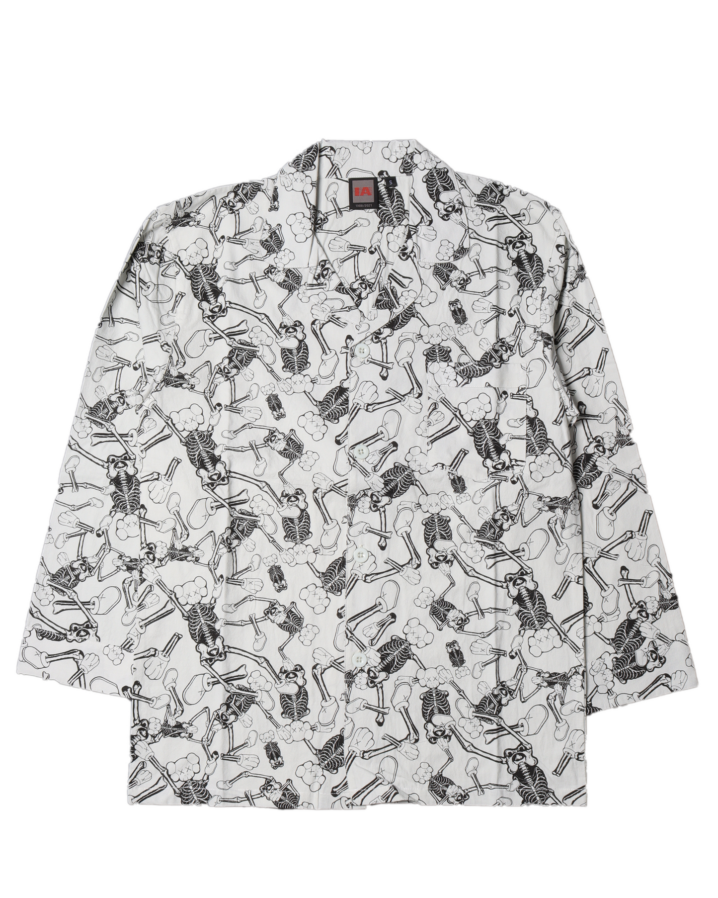 Infinite Archives Skeleton Print Pajama Set