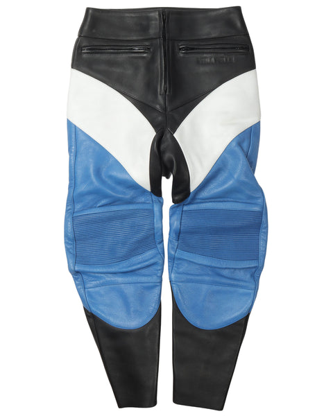 Vetements Leather Moto Pants