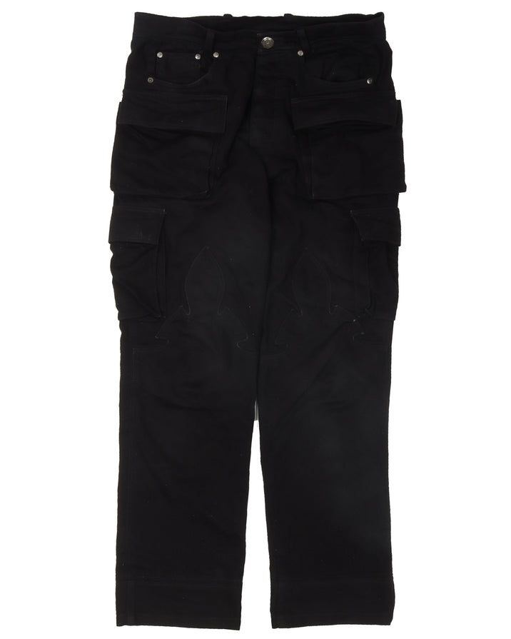 Cargo Fleur Knee Fatigue Pants