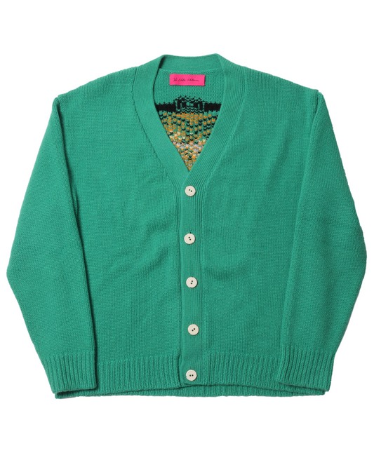 Tiger Swirl cashmere cardigan