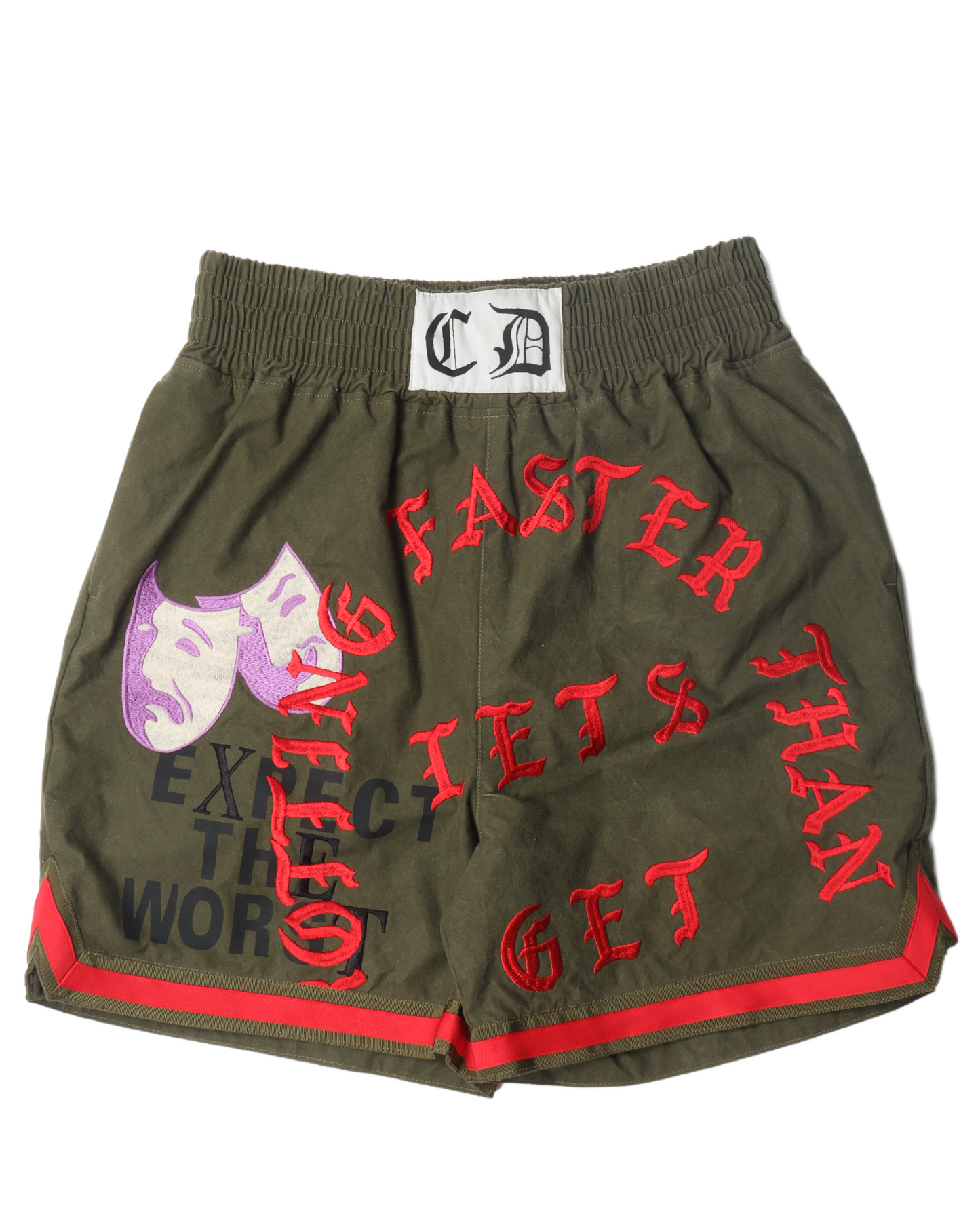 "Comedy & Tragedy" Canvas Boxing Shorts