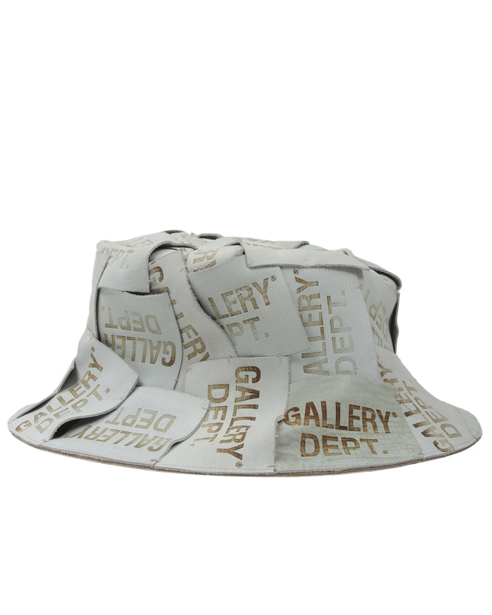 Leather Tag Patch Bucket Hat