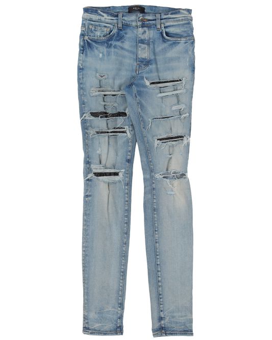 Distressed Stretch Denim
