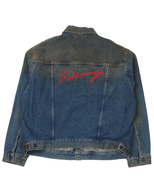 Script Logo Denim Jacket