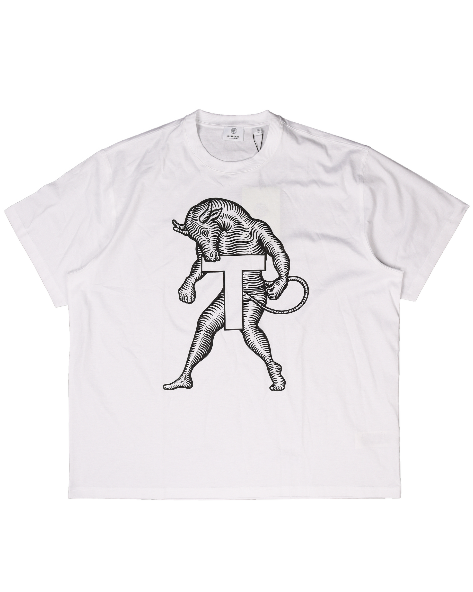BURBERRY ロゴプリント Tシャツ グレー Burberry グレー ロゴ Tシャツ - メルカリ