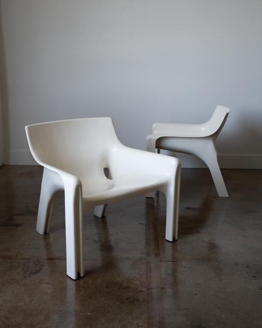 Vicario lounge chairs, set of 2