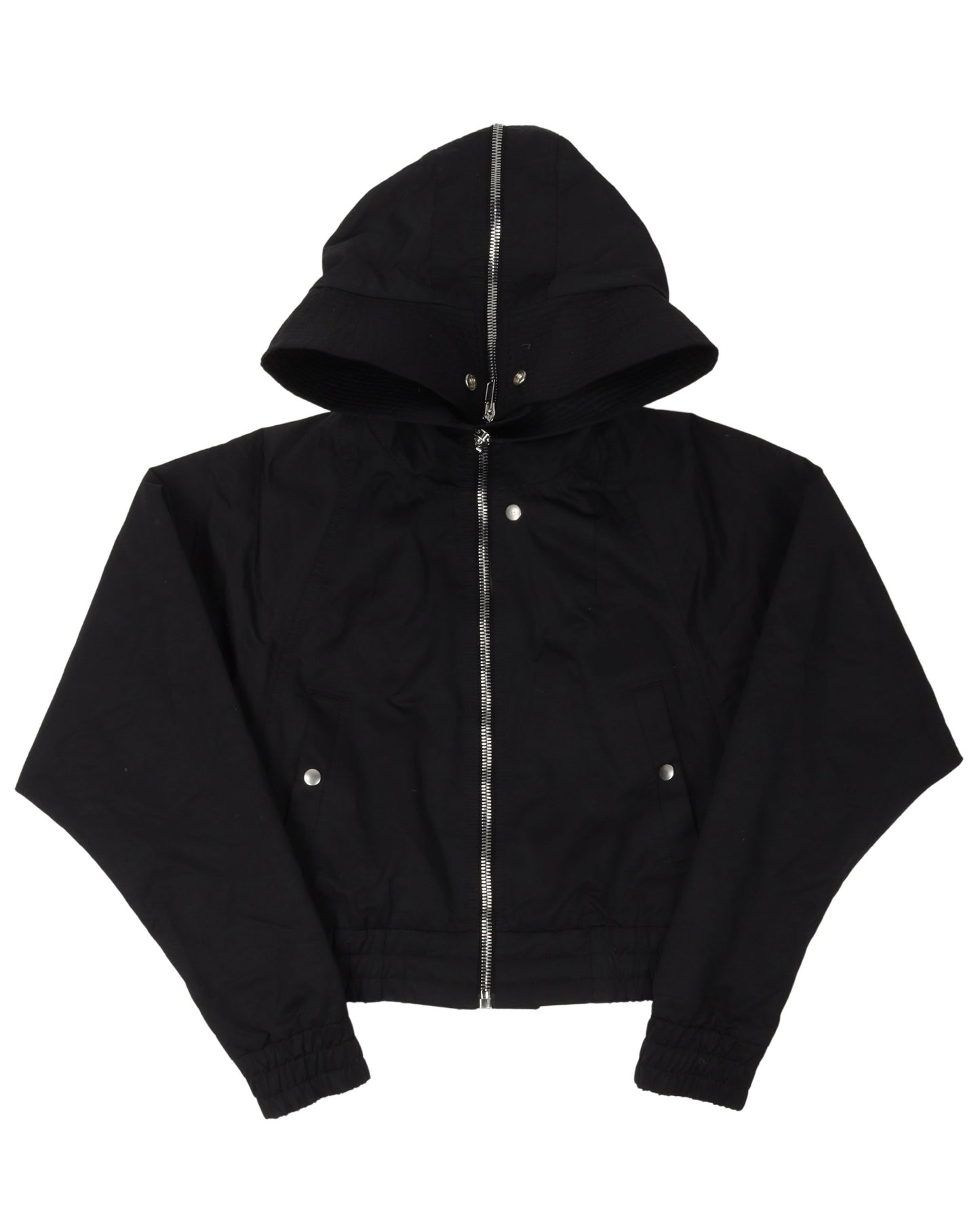 Cropped Batwing Flight Jacket