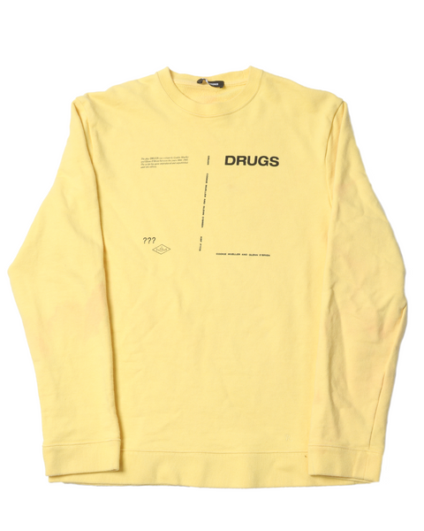 raf simons 18aw drugs crew sweat - スウェット