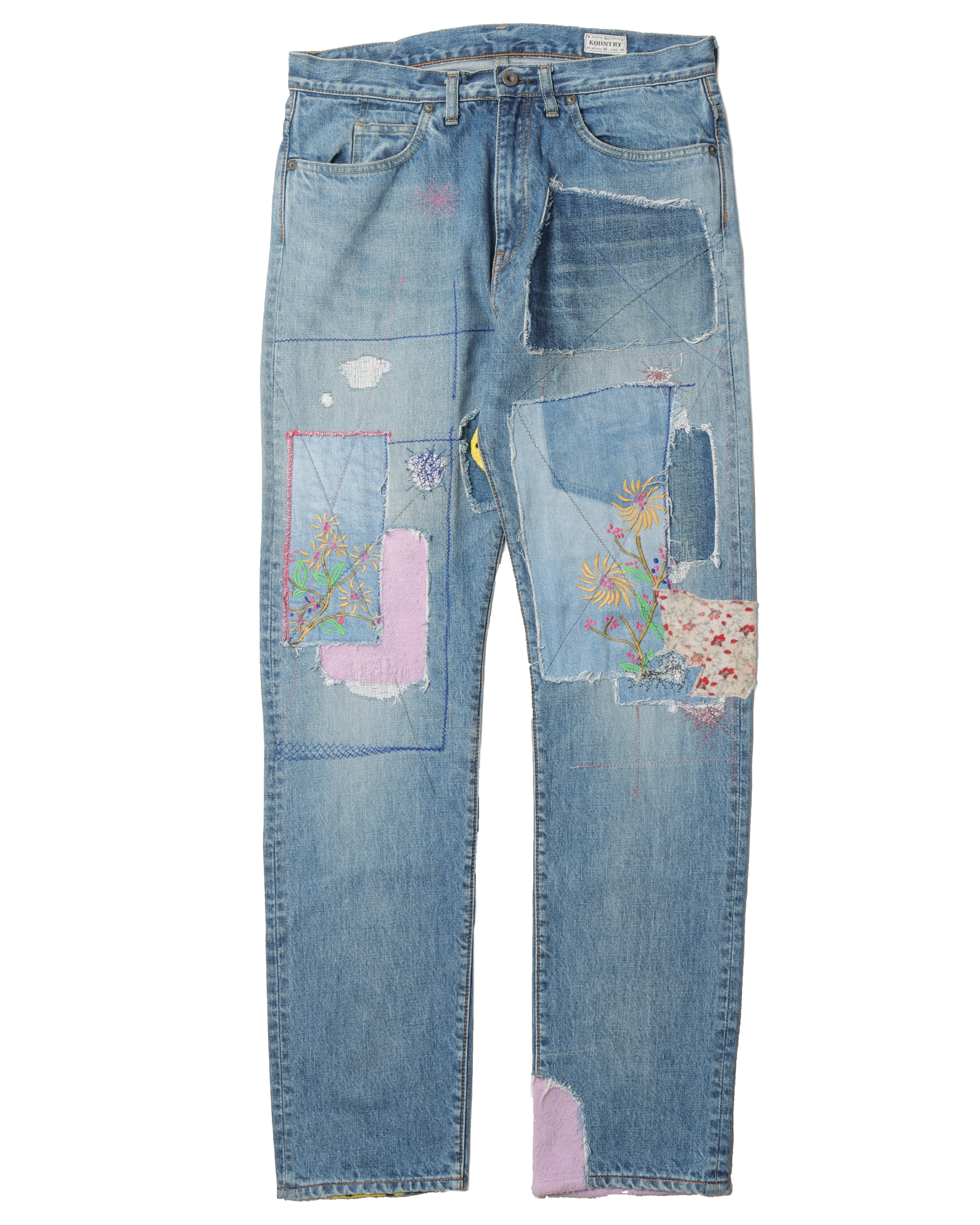 Smiley Patch Jeans