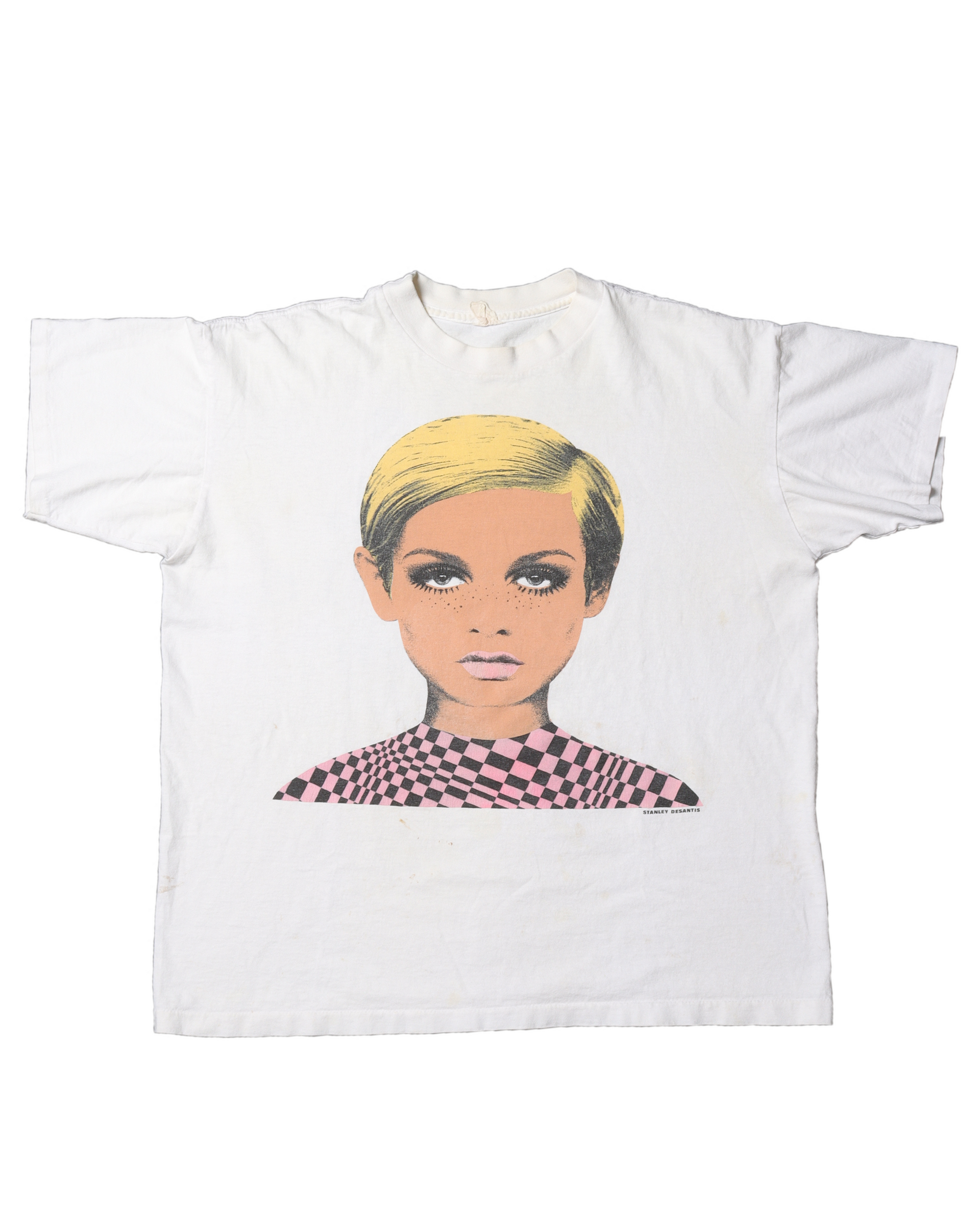 USA製幻80s 90sツイッギー TwiggyフォトヴィンテージTシャツキッズ Vintage Twiggy T-Shirt – Justin Reed