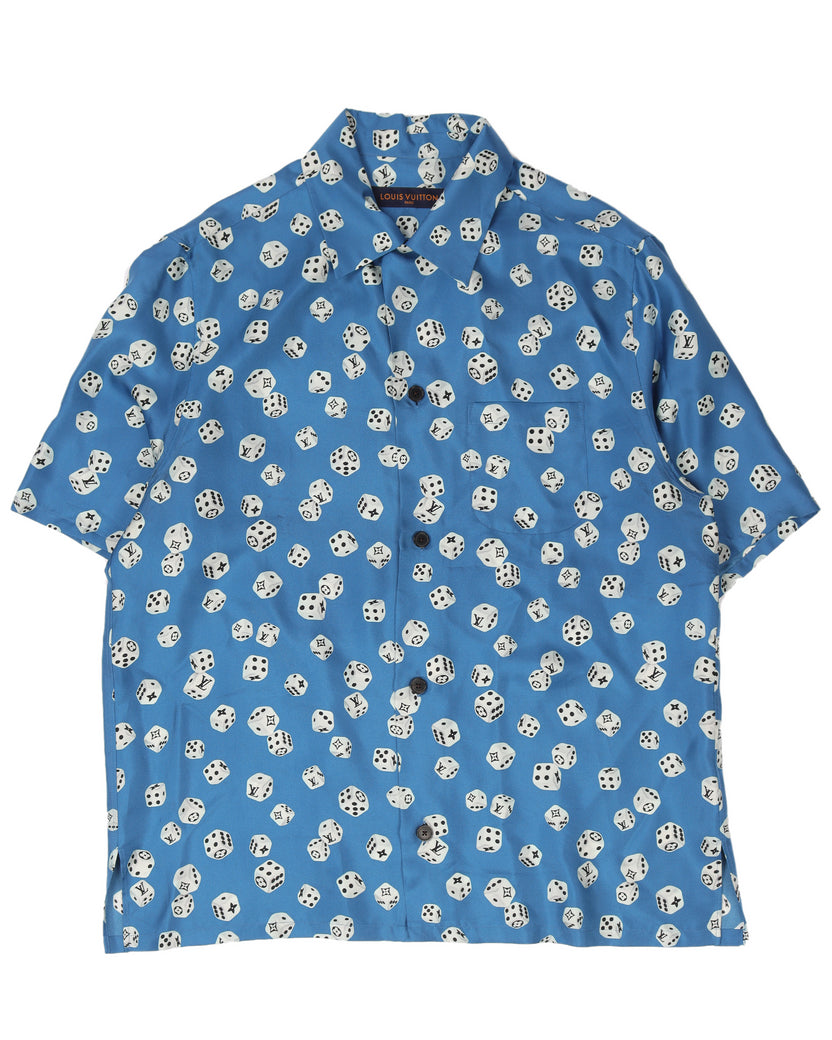 SS19 Hawaiian Dice Silk Shirt