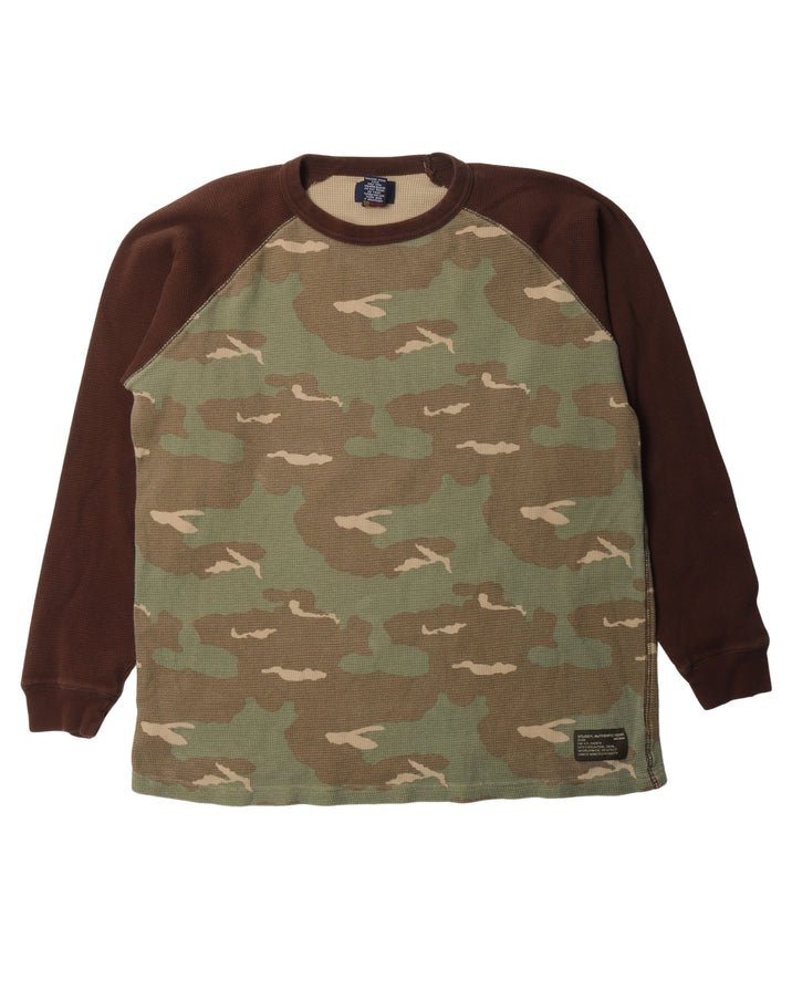 Stussy Camouflage Thermal T-Shirt