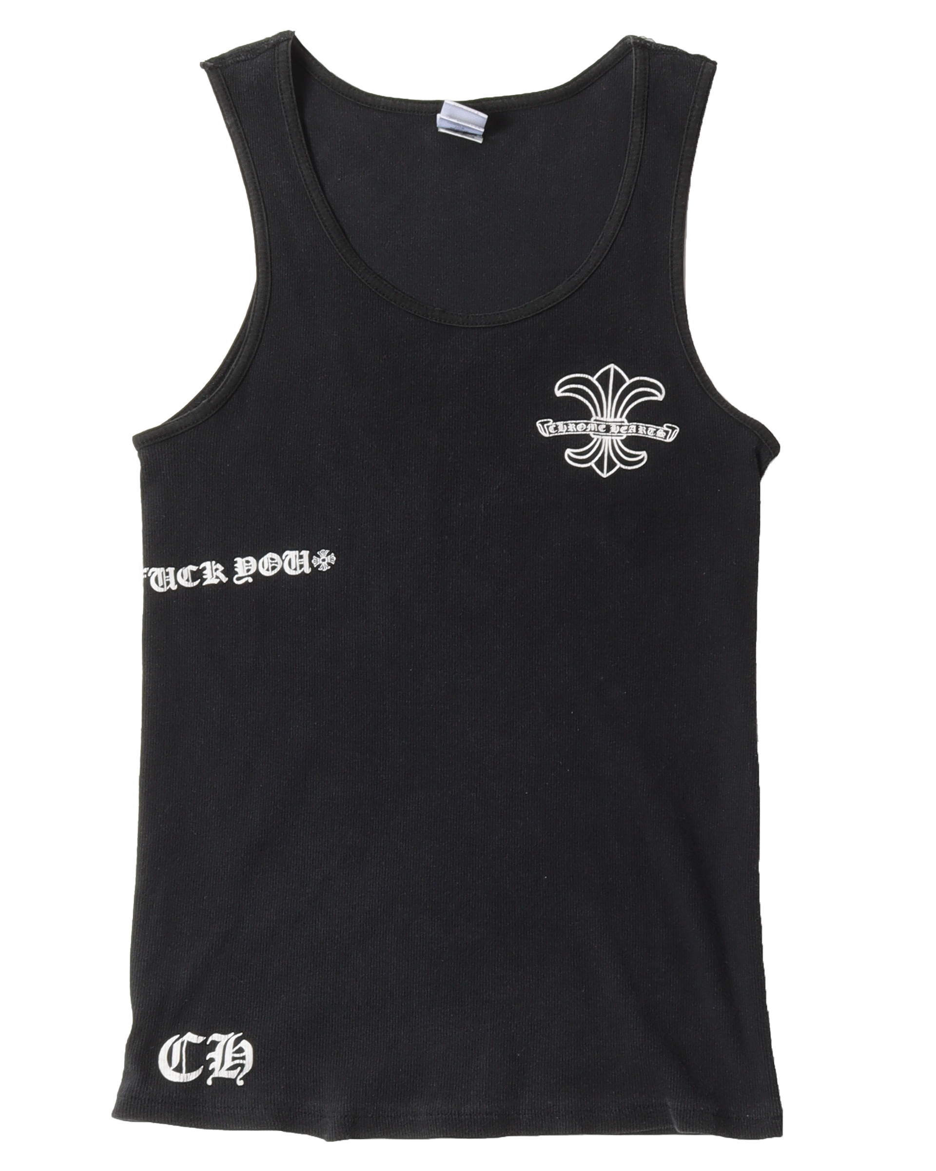 Chrome Hearts Black Tank Top – Justin Reed