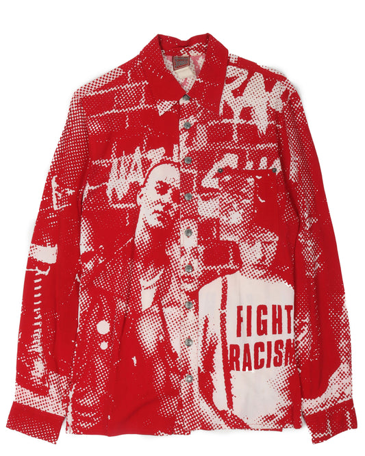 AW97 Gaultier Jeans "Fight Racism" Shirt