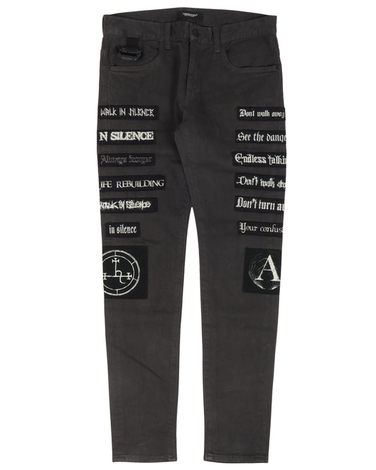 Patchwork Skinny Jeans