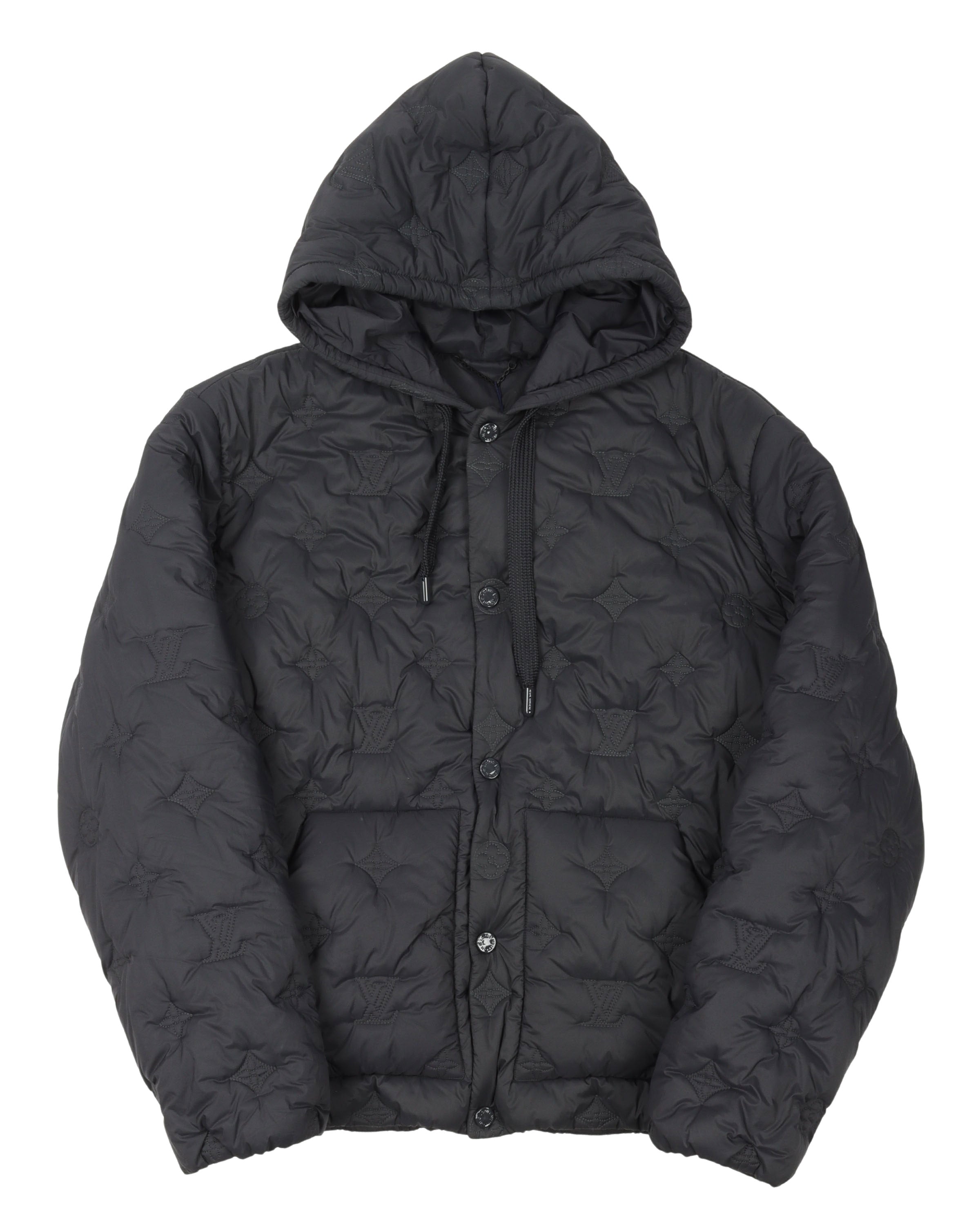 Monogram Quilted Hooded Blouson