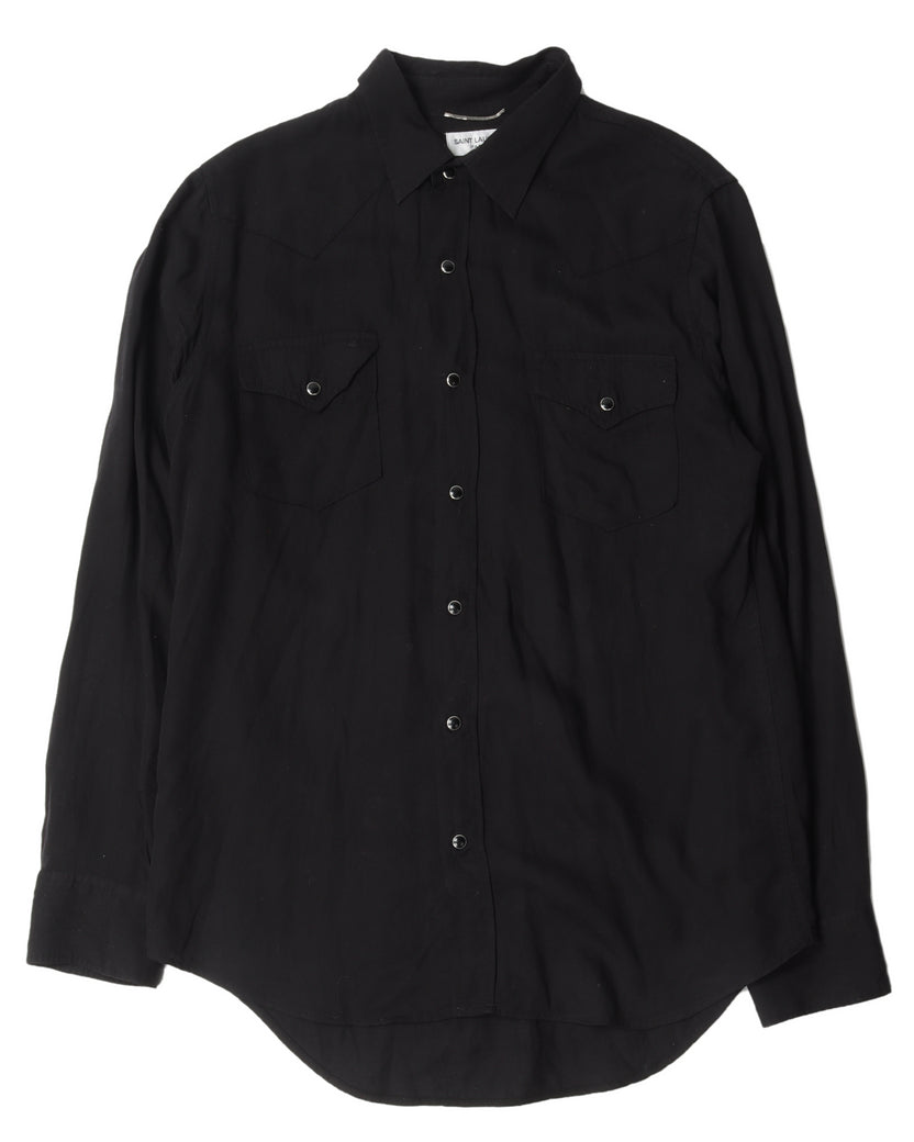 Black on Black Western Shirt