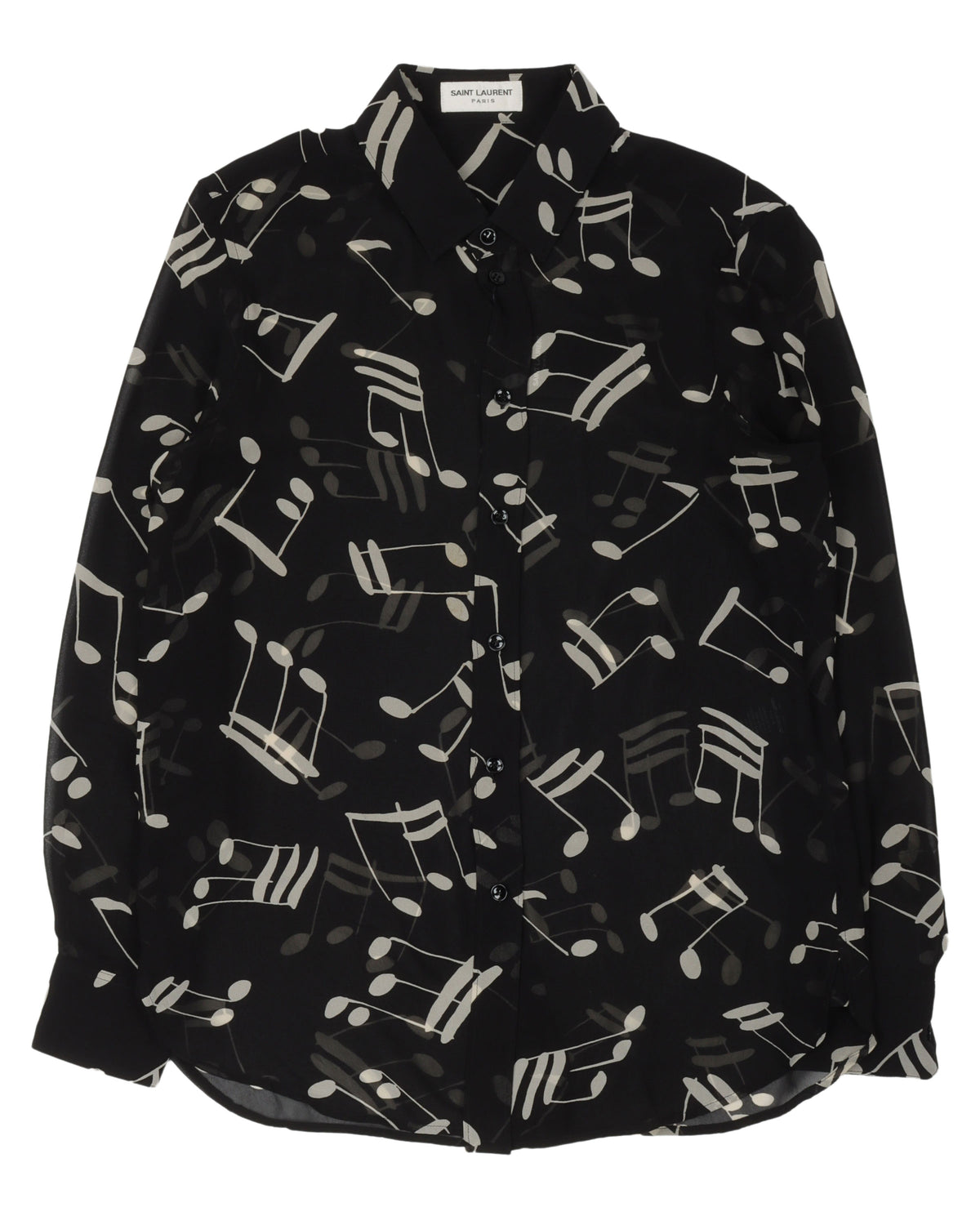 Musical Note Long Sleeve Shirt