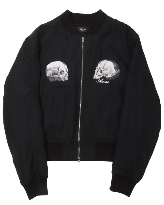 Wes Lang Dual Skull Bomber Jacket