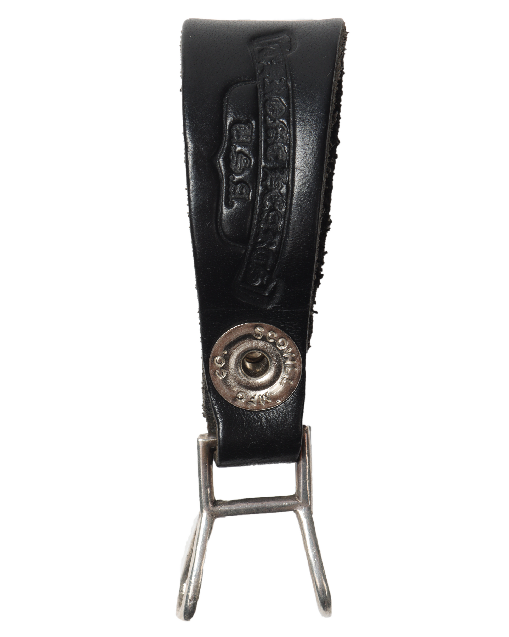 Chrome Hearts Leather Belt Loop with Cross Button Chrome Hearts Leather Belt Loop with Cross Button
