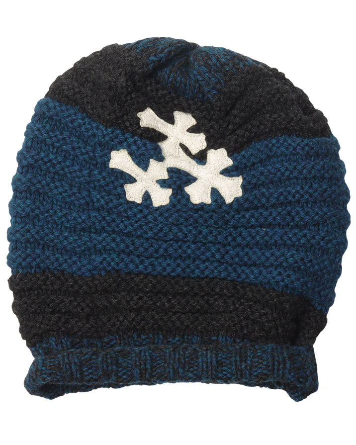 Cemetery Cross Patch Cashmere Beanie