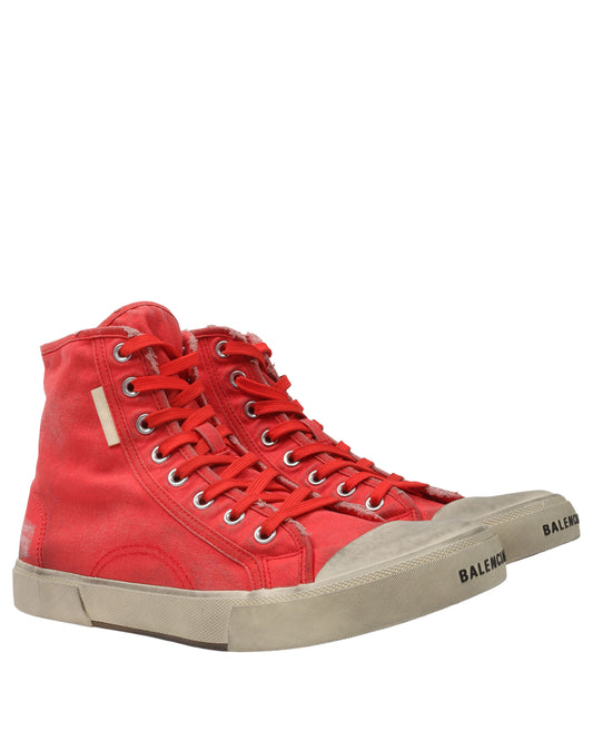 Red Canvas Sneakers