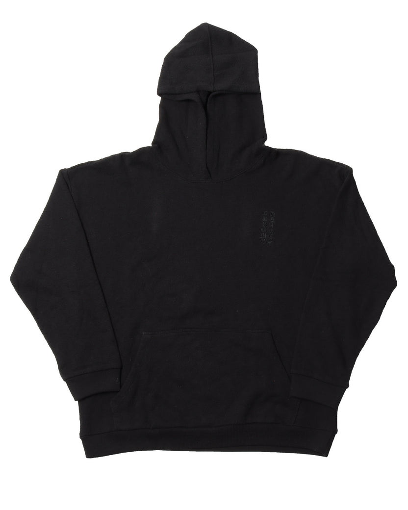 Black Terry Tonal Monogram hoodie