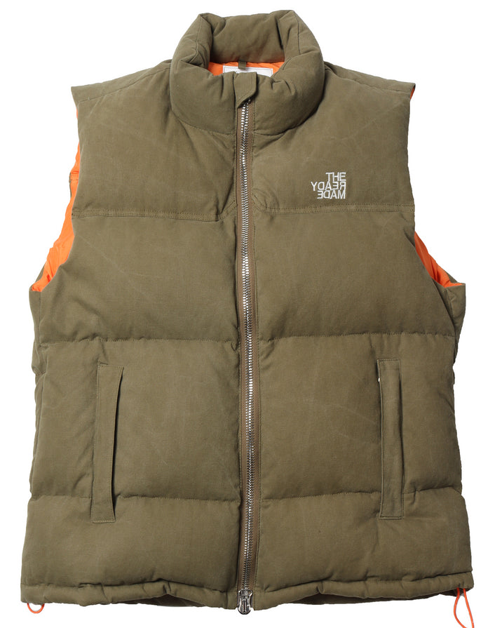 Military Bag Reworked Down Vest