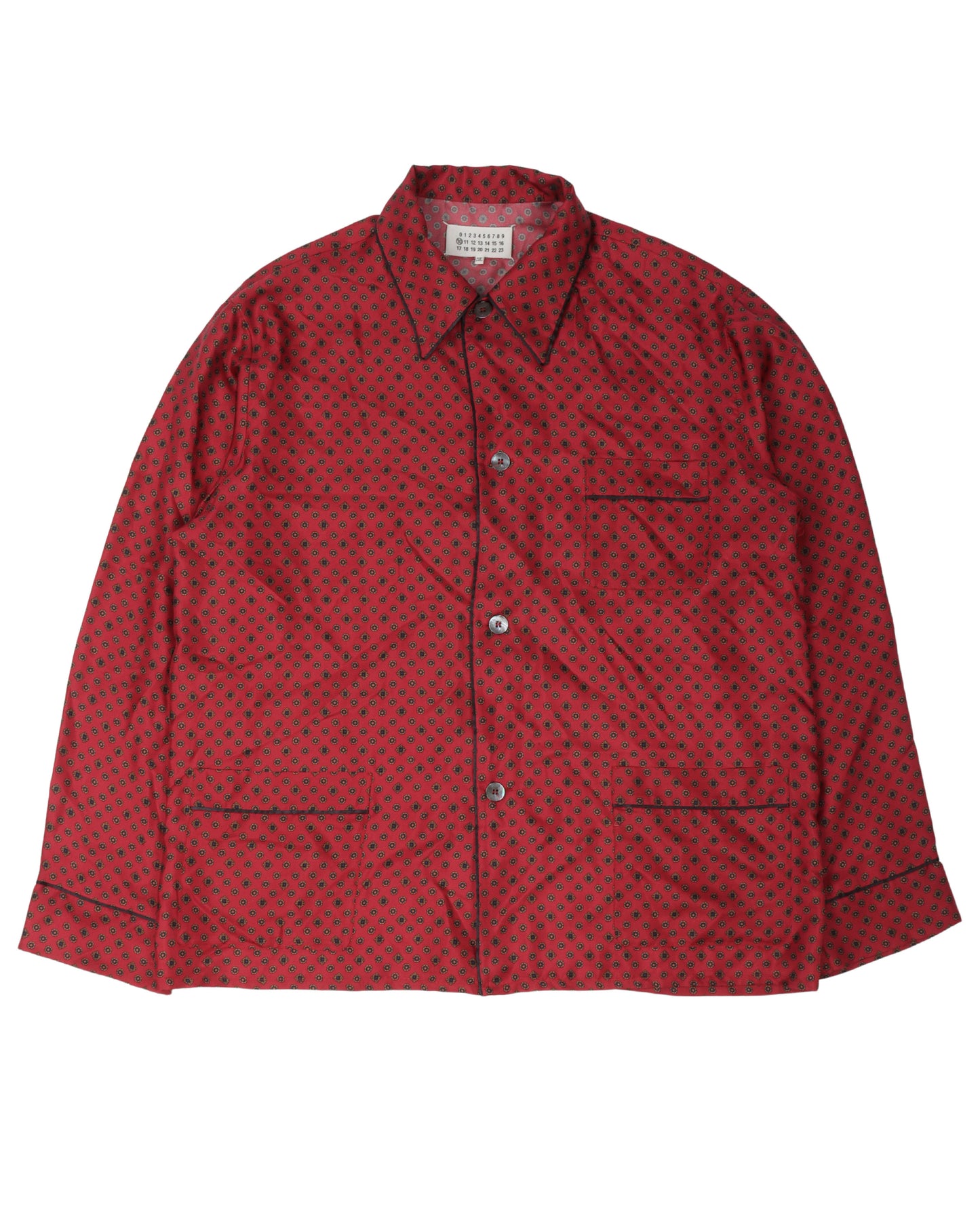 Silk Pajama Top