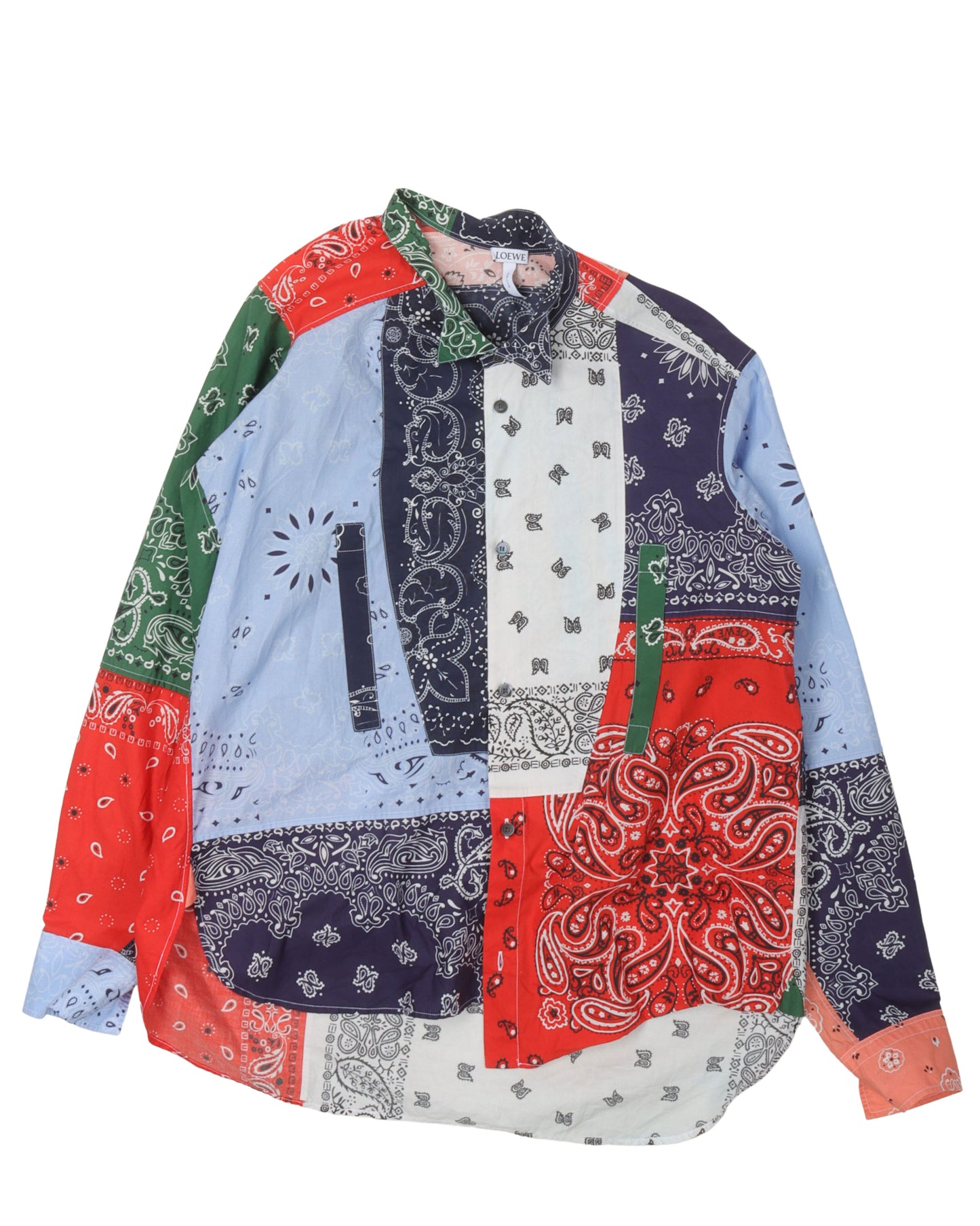 Multicolor Paisley Button Up Shirt