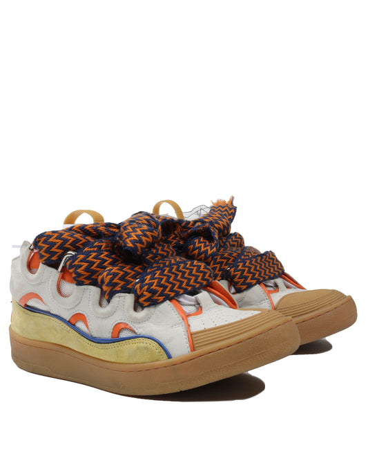 Leather Curb Sneaker