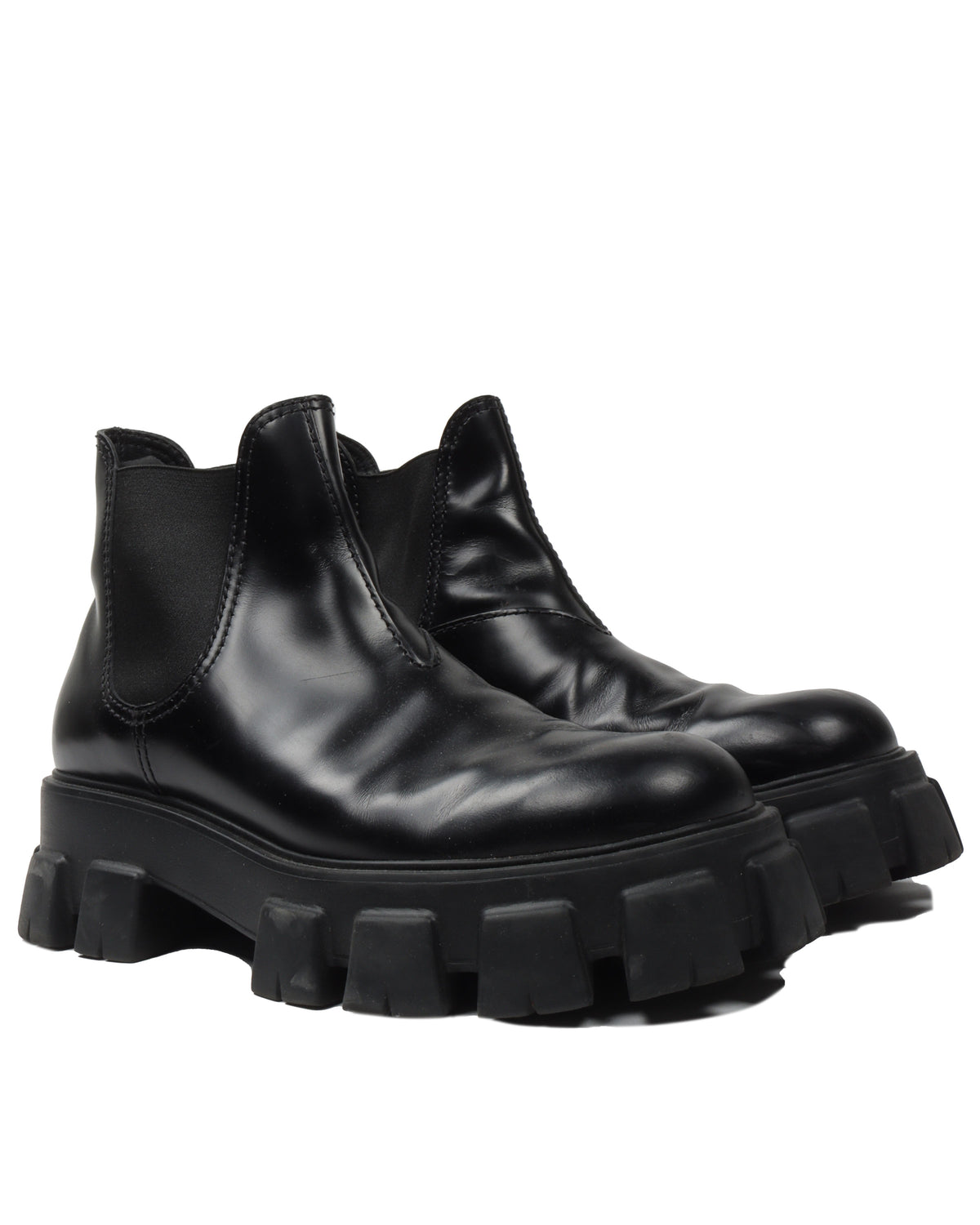 Monolith Brushed Leather Chelsea boots