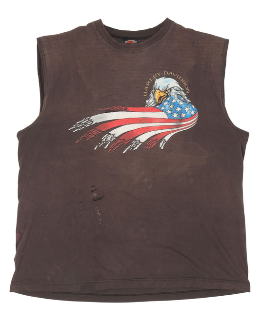 Harley Davidson Eagle Flag T-Shirt