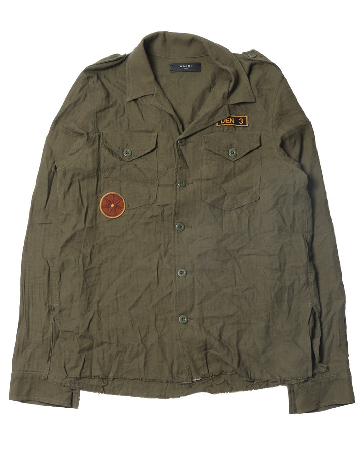 Olive Patch Scout Shirt