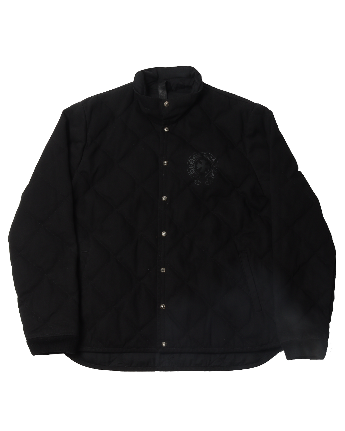 Quilted Button-Up Jacket