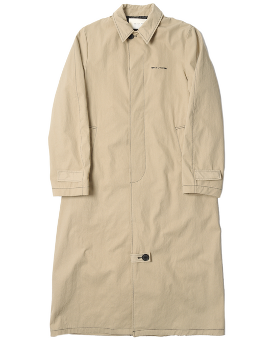 Embroidered Nylon Coat