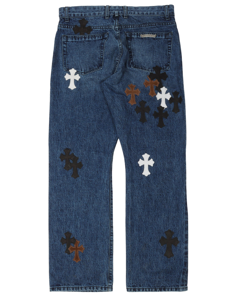 Denim w/ 31 Cross Patches