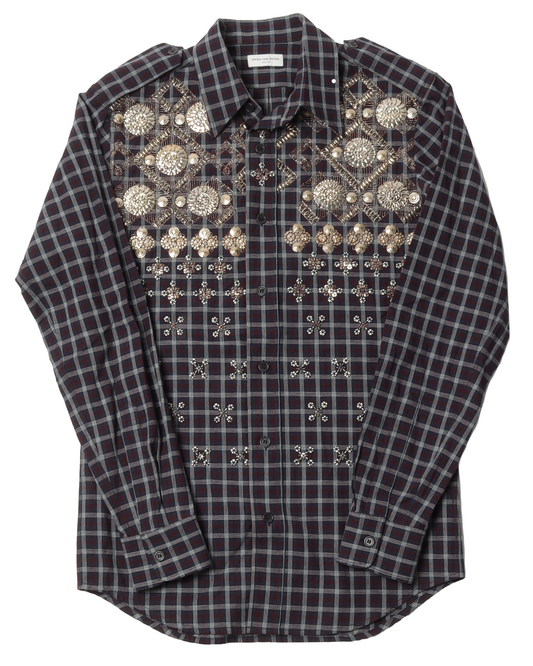 Studded Button Down Shirt