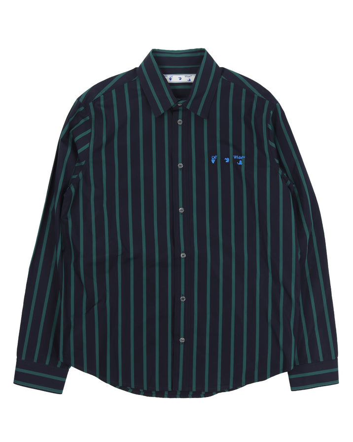 Striped Pivot Button Shirt