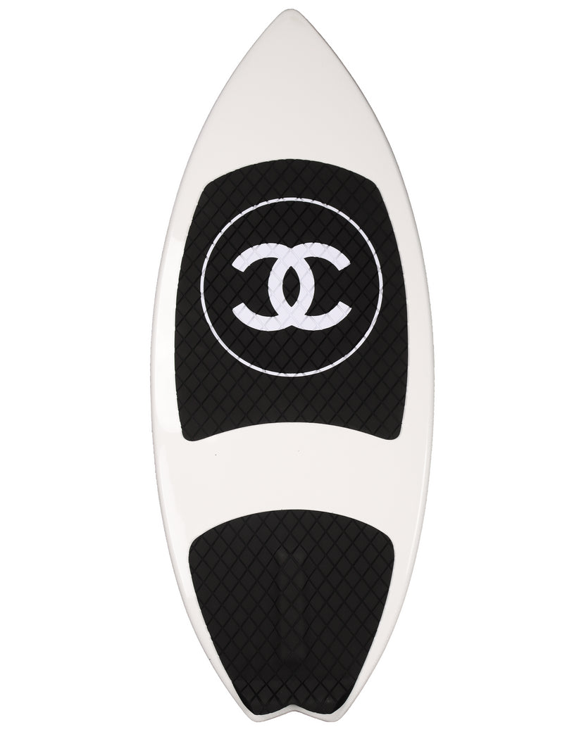 Chanel Carbon, PVC & EVA White Wakesurf Board