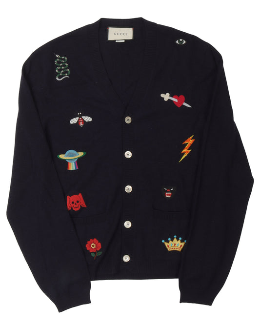 Embroidered Cardigan