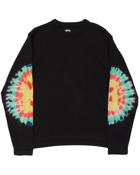 Stussy No Vacancy Inn Tie Dye Elbow Sweater