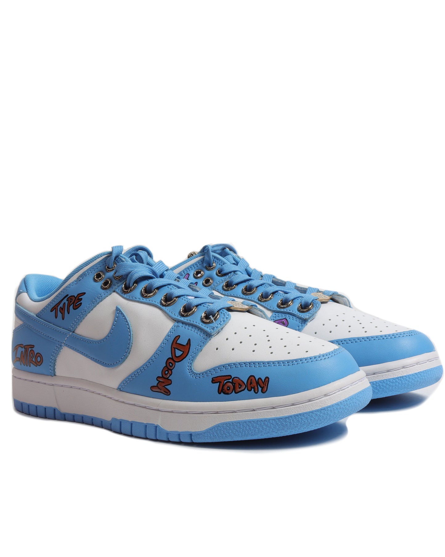 Matty Boy Hand Painted Nike Dunk Low UNC